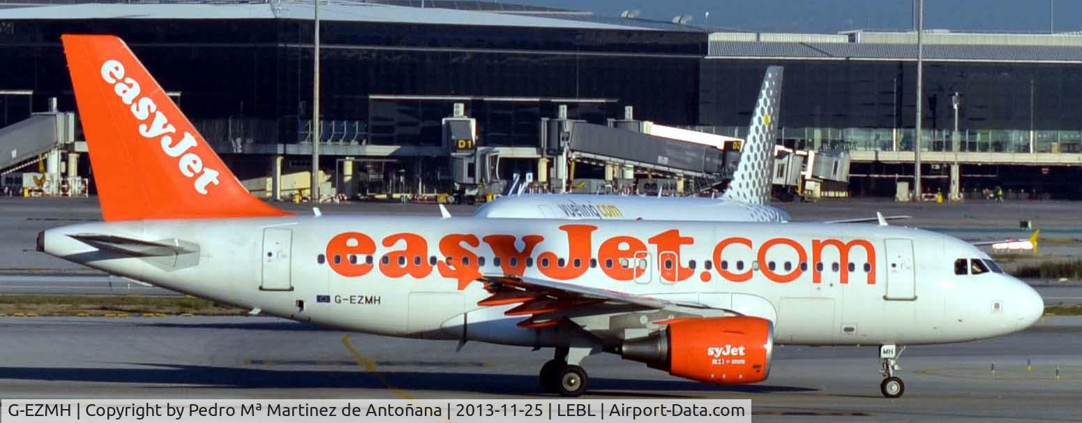 G-EZMH, 2003 Airbus A319-111 C/N 2053, El Prat - Barcelona