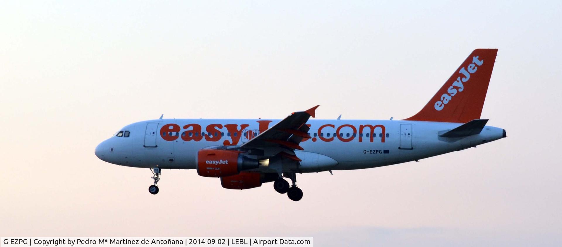 G-EZPG, 2005 Airbus A319-111 C/N 2385, El Prat - Barcelona