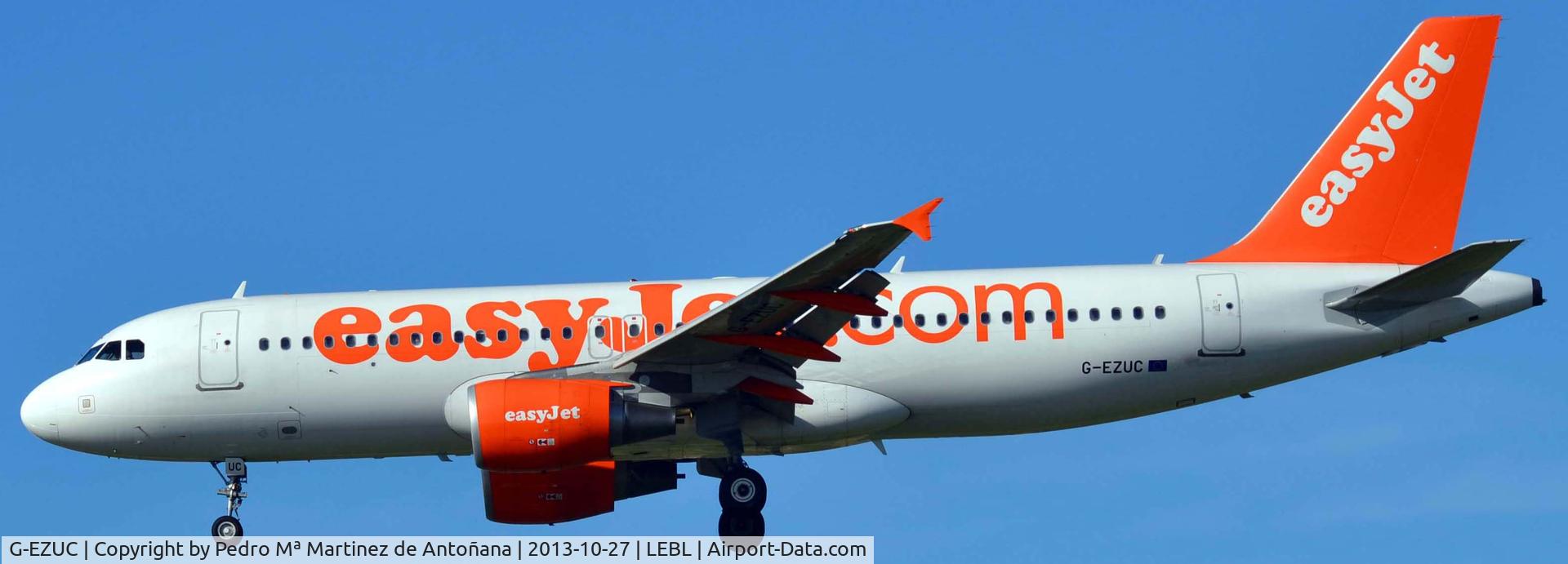 G-EZUC, 2011 Airbus A320-214 C/N 4591, El Prat - Barcelona