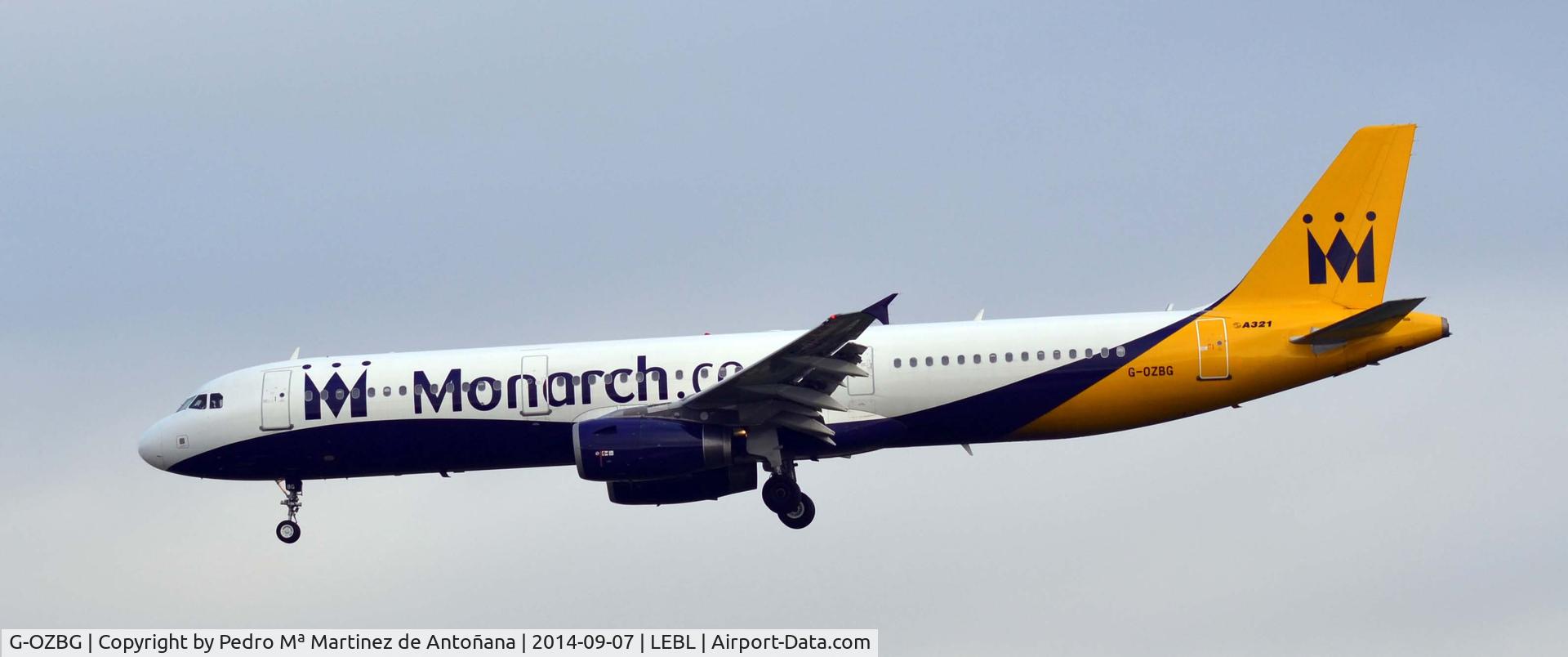 G-OZBG, 2003 Airbus A321-231 C/N 1941, El Prat - Barcelona