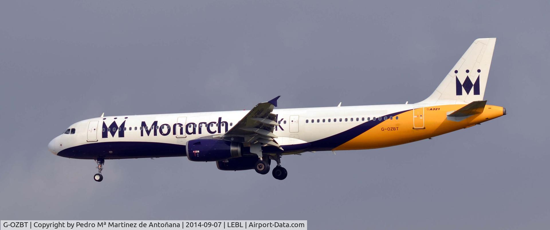 G-OZBT, 2008 Airbus A321-231 C/N 3546, El Prat - Barcelona