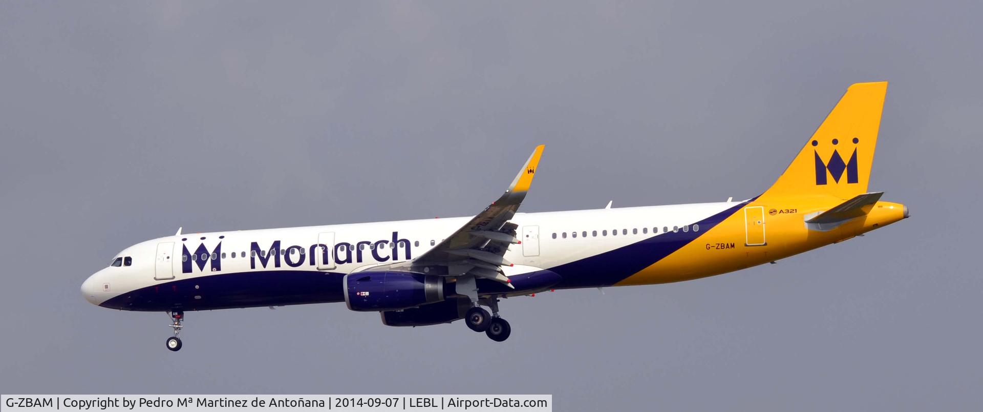G-ZBAM, 2014 Airbus A321-231 C/N 6059, El Prat - Barcelona