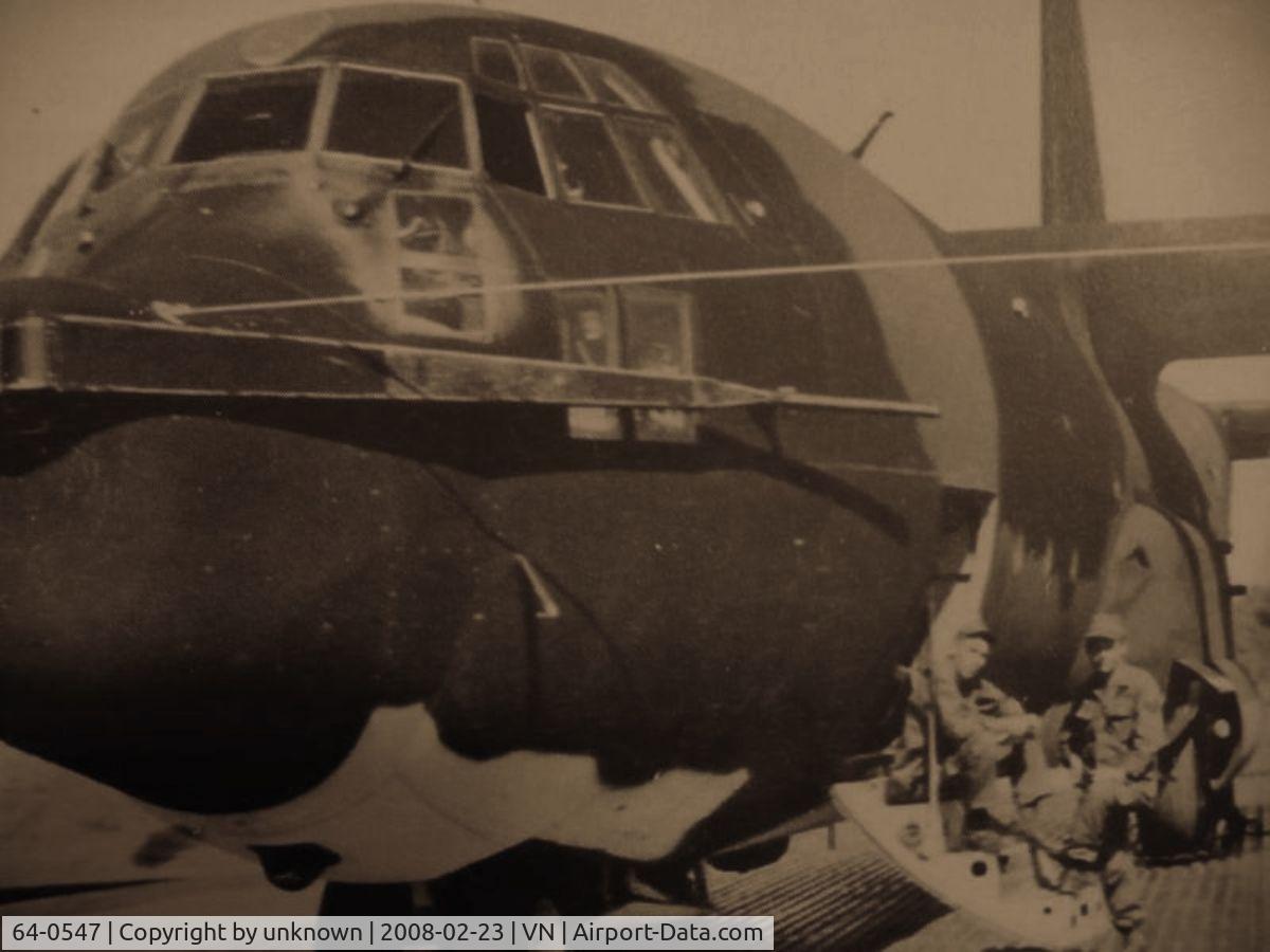 64-0547, 1964 Lockheed C-130E-LM Hercules C/N 382-4040, Wayne Eckley ( FE ) 
My Father Jack McCrary ( FE )
64-0547     Romeo C
1967 Viet Nam