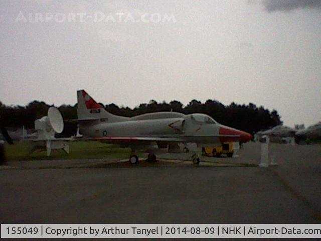 155049, Douglas NA-4M Skyhawk C/N 13865, I know the quality is bad but I thought the MetaData might be interesting.  On display @ Patuxent River Naval Air Museum