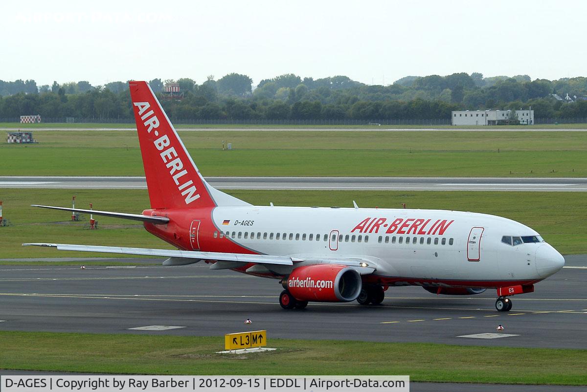 D-AGES, 1998 Boeing 737-75B C/N 28108, Boeing 737-75B [28108] (Air Berlin) Dusseldorf~D 15/09/2012