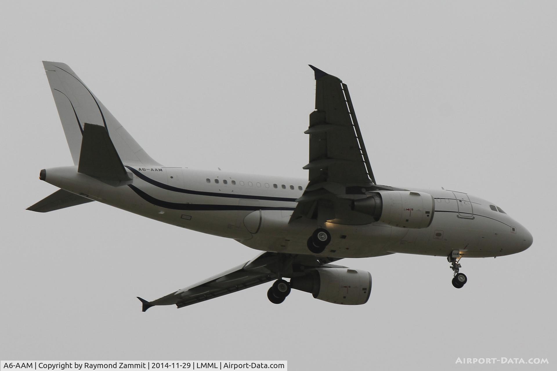A6-AAM, 2002 Airbus A318-112 C/N 1599, A318 A6-AAM Gamma Aviation