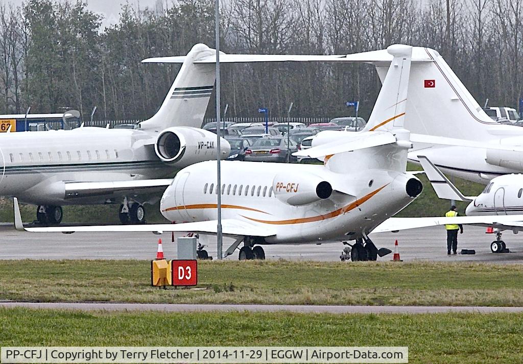PP-CFJ, 2012 Dassault Falcon 7X C/N 171, 2012 Dassault Falcon 7X, c/n: 171 at Luton