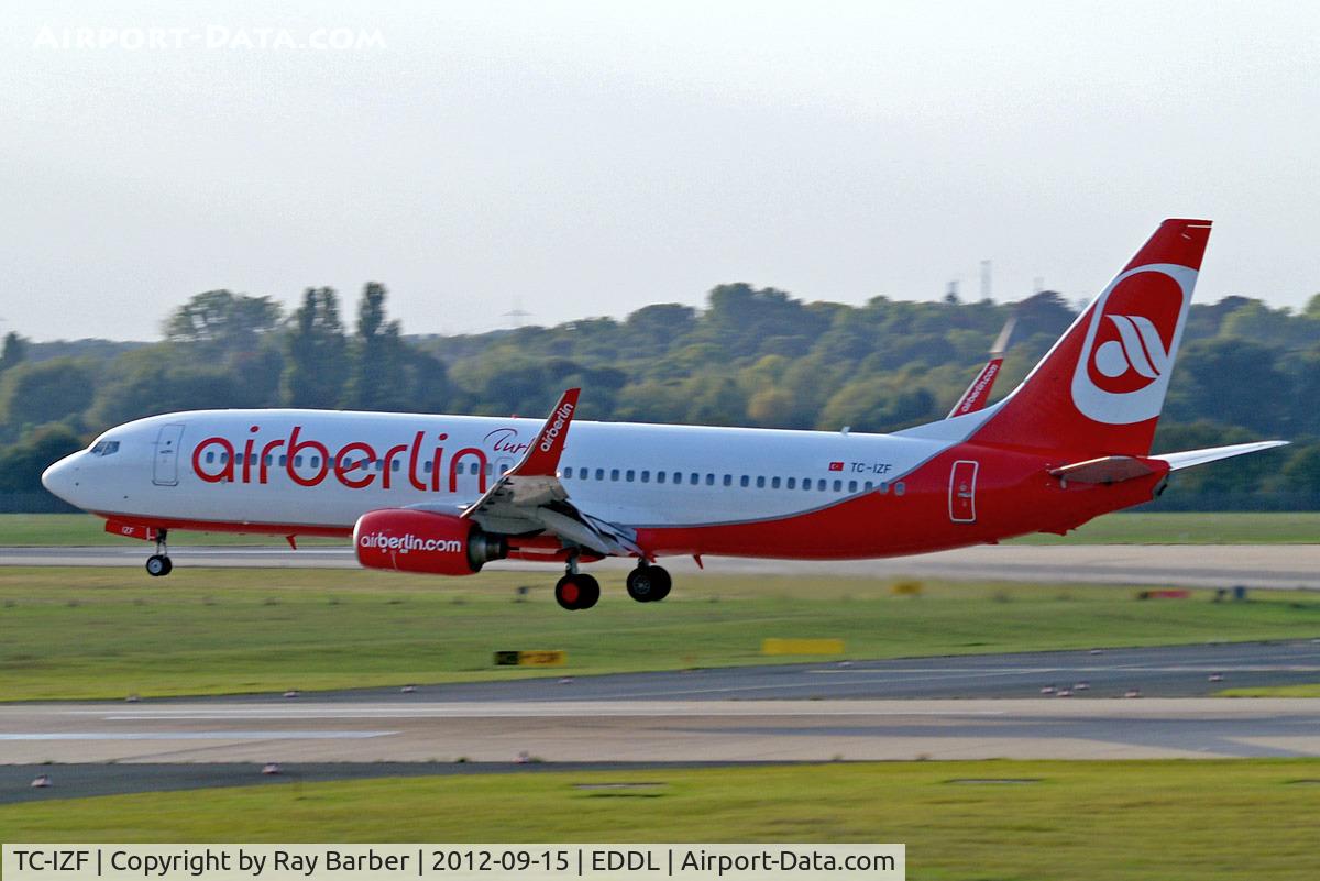 TC-IZF, 2001 Boeing 737-86J C/N 30880, Boeing 737-86J [30880] (Air Berlin Turkey) Dusseldorf~D 15/09/2012