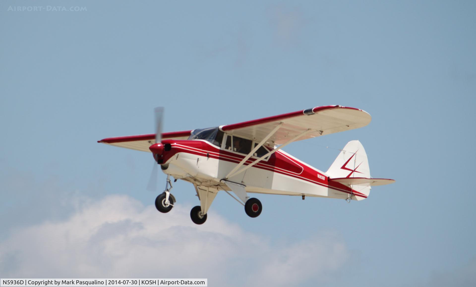 N5936D, 1956 Piper PA-22-150 Tri-Pacer C/N 22-4599, Piper PA-22-160