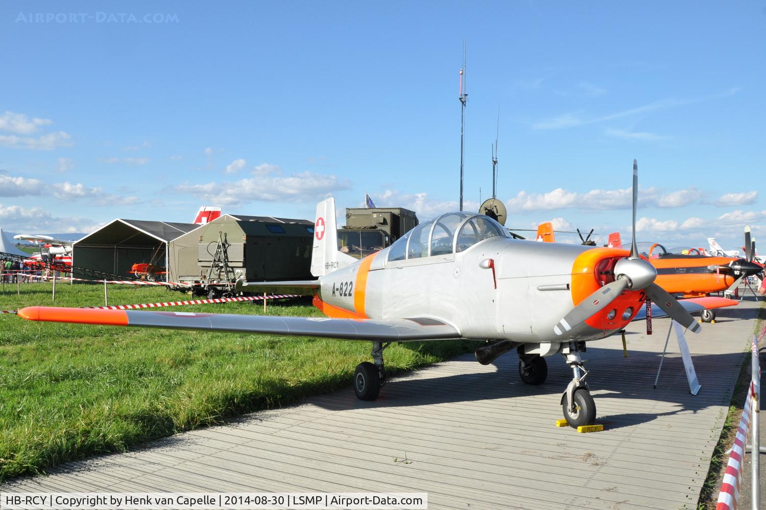 HB-RCY, 1958 Pilatus P3-05 C/N 460-9, Preserved Pilatus P3-05 trainer at Payerne Air Base, Switzerland, for AIR14