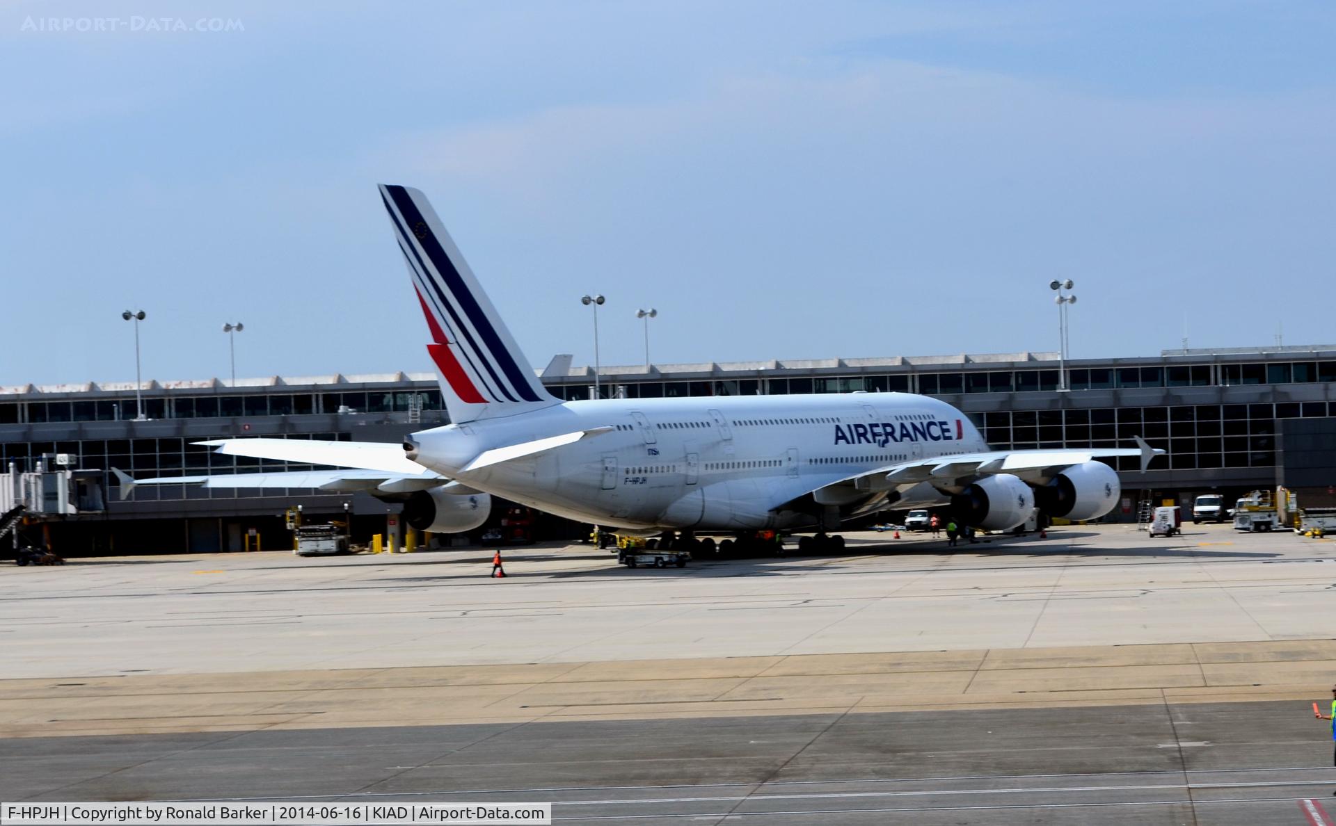 F-HPJH, 2011 Airbus A380-861 C/N 099, Dulles IAP