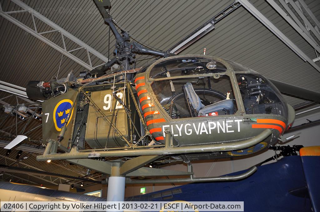 02406, Saab Hkp2 Alouette II (SE-3130) C/N 1279/C116, at Linkoping
