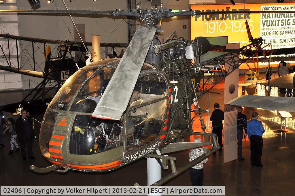 02406, Saab Hkp2 Alouette II (SE-3130) C/N 1279/C116, at Linkoping
