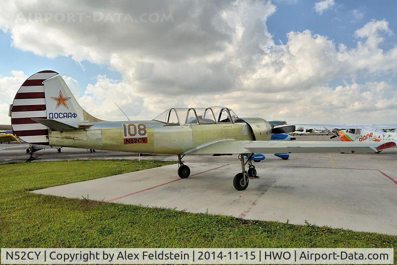 N52CY, 1988 Yakovlev Yak-52 C/N 889006, North Perry