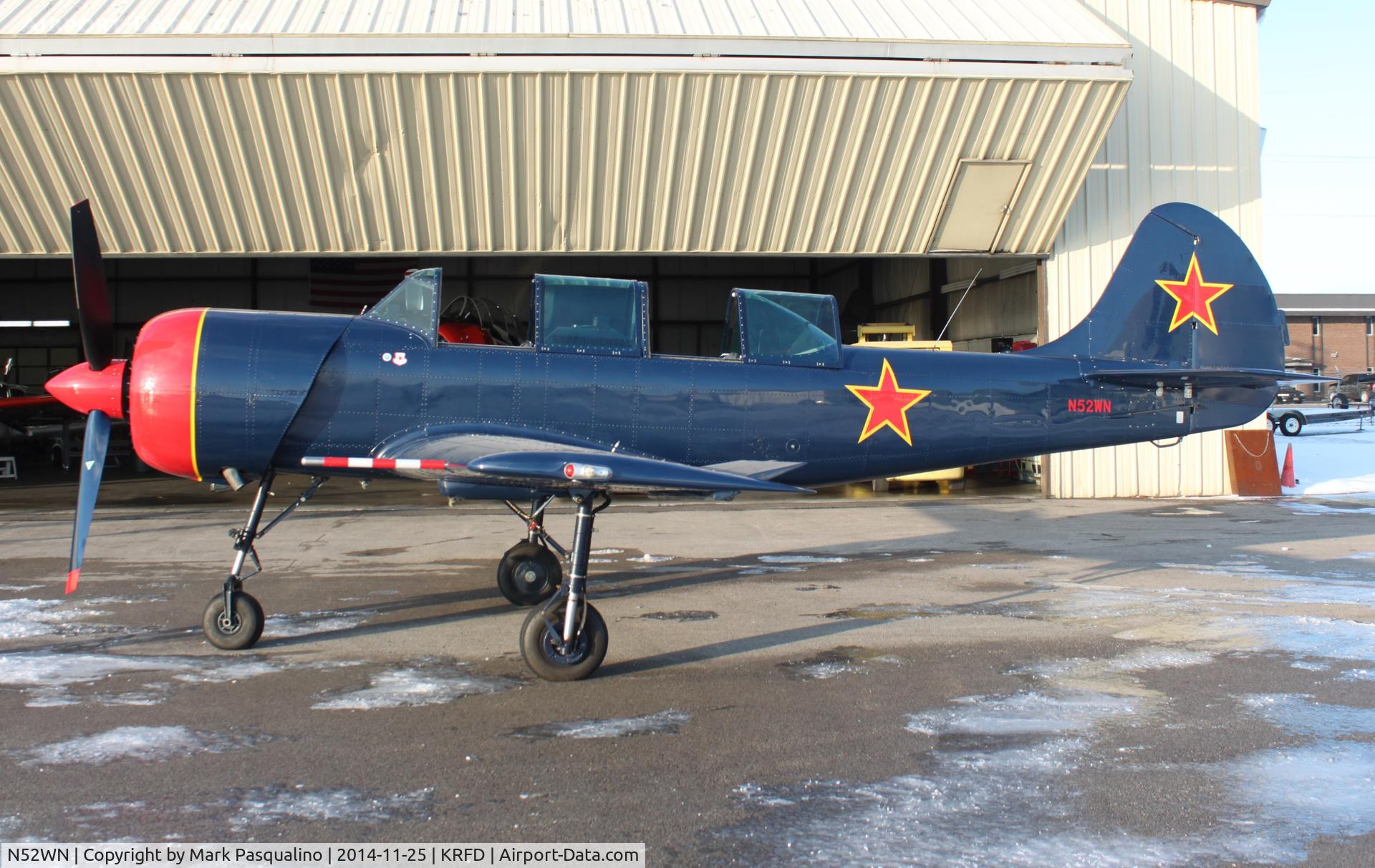 N52WN, 1983 Yakovlev (Aerostar) Yak-52 C/N 833014, YAK-52