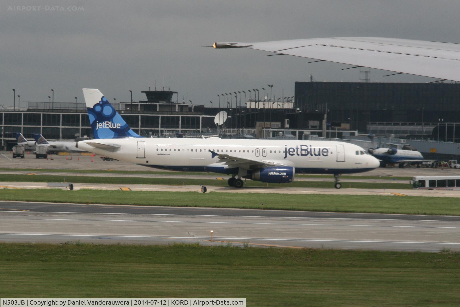 N503JB, 1999 Airbus A320-232 C/N 1123, Taxiing on runway