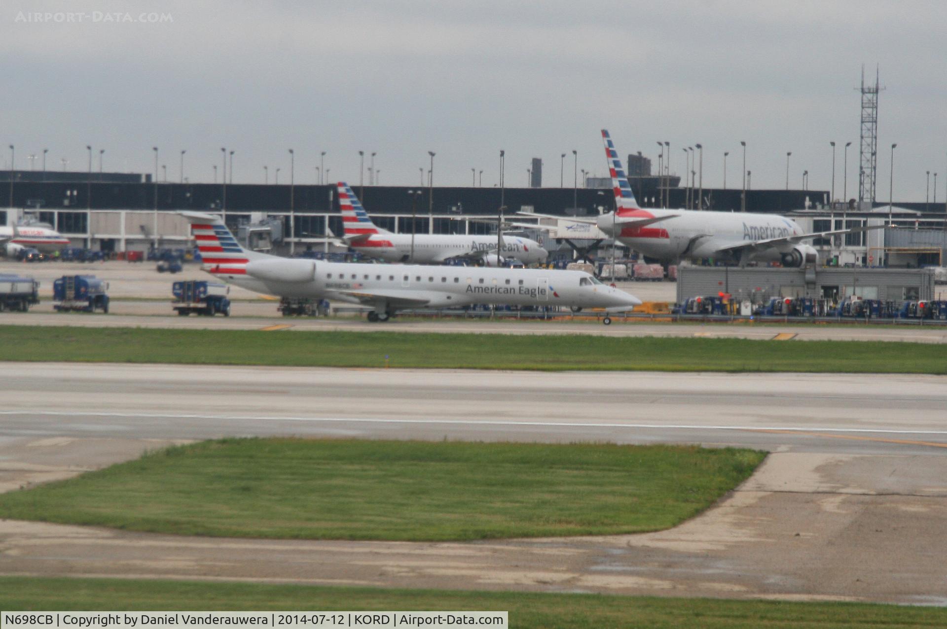 N698CB, 2004 Embraer ERJ-145LR (EMB-145LR) C/N 14500877, AA apron