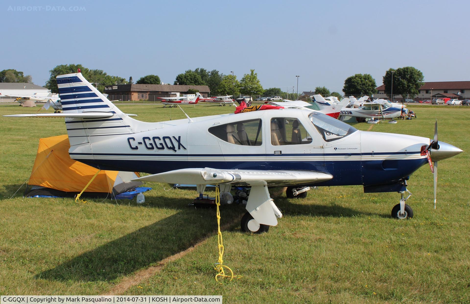 C-GGQX, 1975 Aero Commander 112 C/N 309, Aero Commander 112