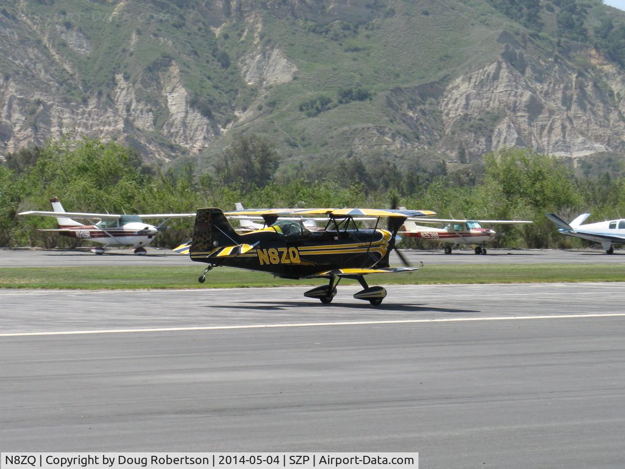 N8ZQ, 1999 Aviat Pitts S-2C Special C/N 6024, 1999 Aviat PITTS S-2C SPECIAL, Lycoming AEIO-540 260 Hp, landing roll Rwy 22