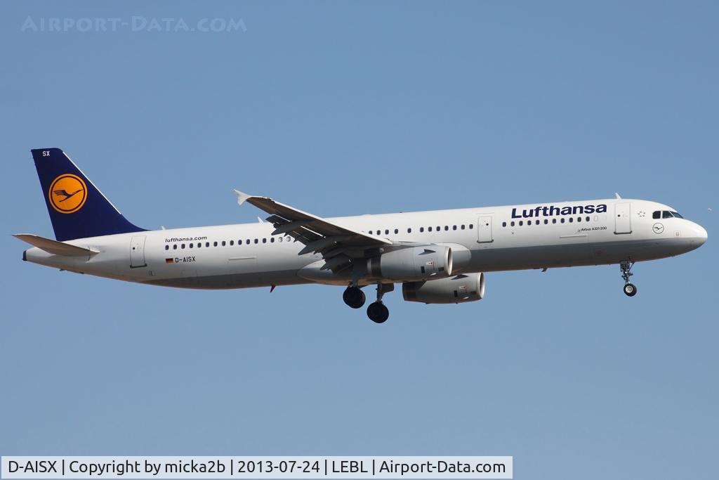 D-AISX, 2009 Airbus A321-231 C/N 4073, Landing
