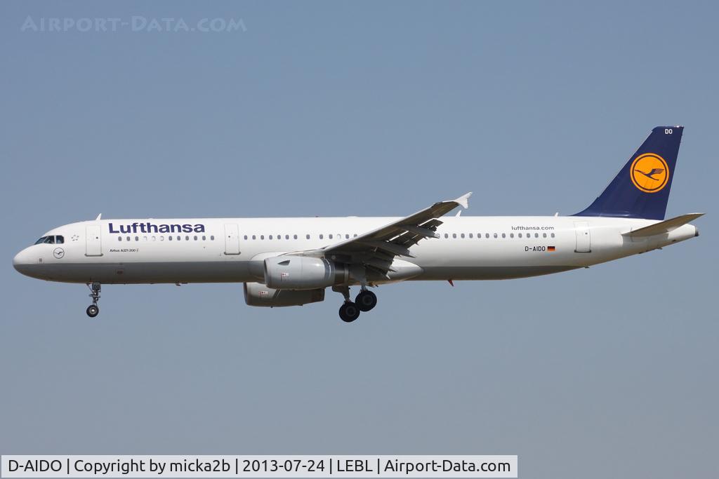 D-AIDO, 2012 Airbus A321-231 C/N 4994, Landing