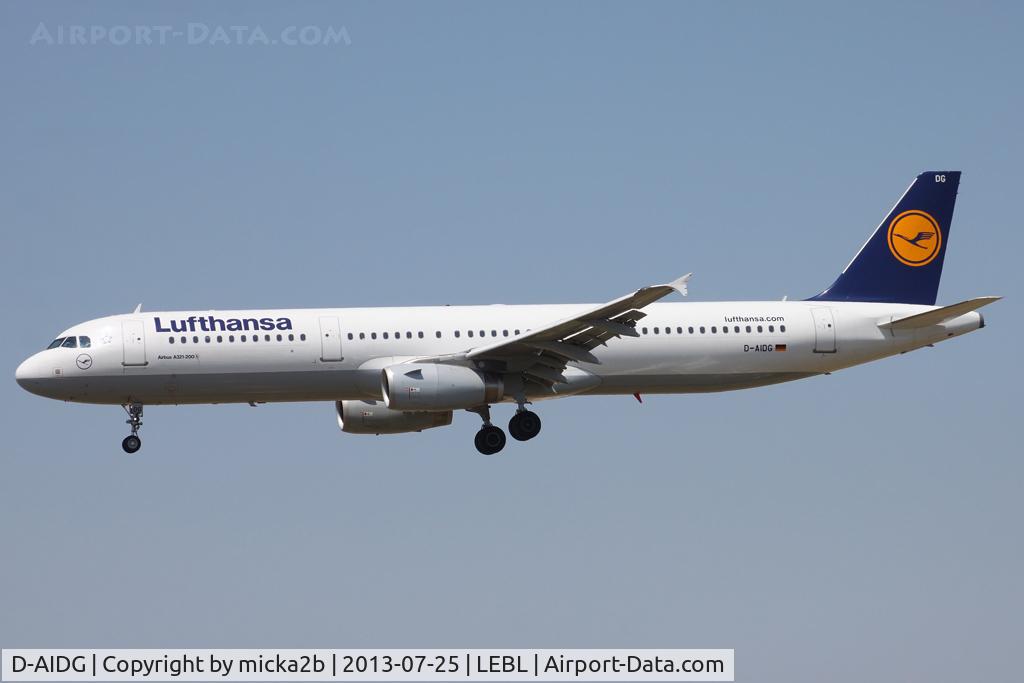D-AIDG, 2011 Airbus A321-231 C/N 4672, Landing