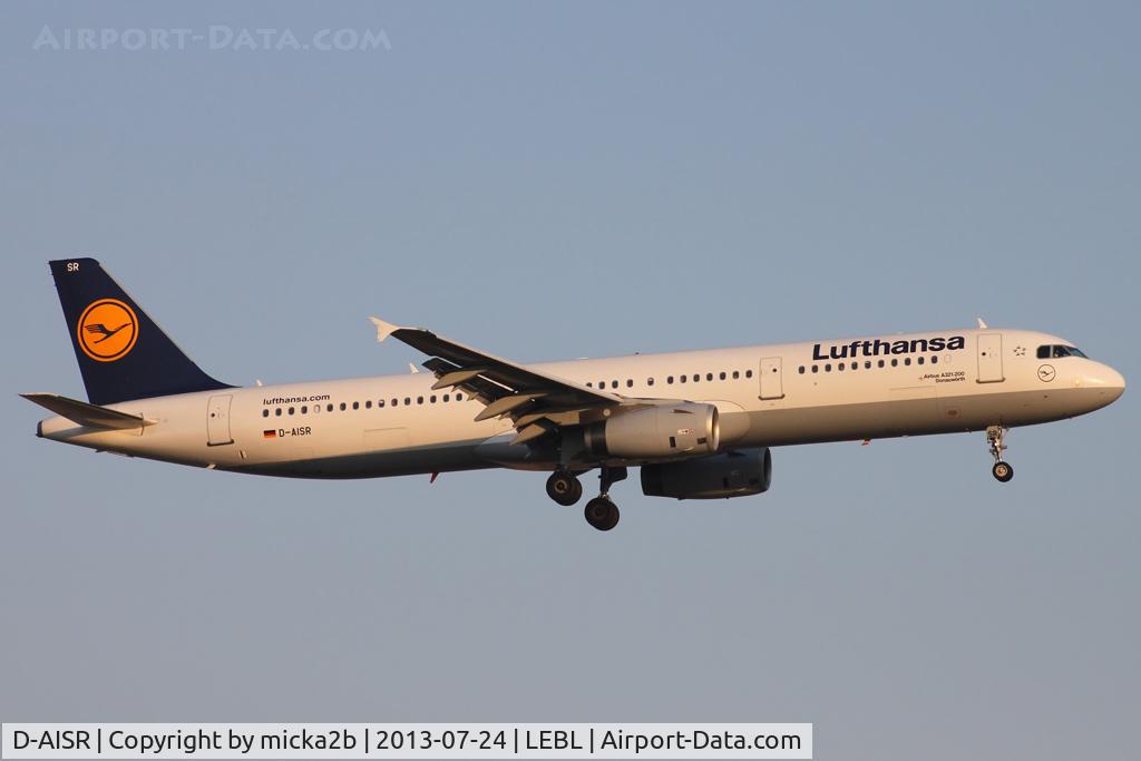 D-AISR, 2009 Airbus A321-231 C/N 3987, Landing