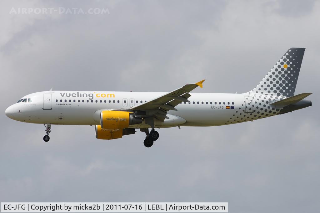 EC-JFG, 2004 Airbus A320-214 C/N 2143, Landing