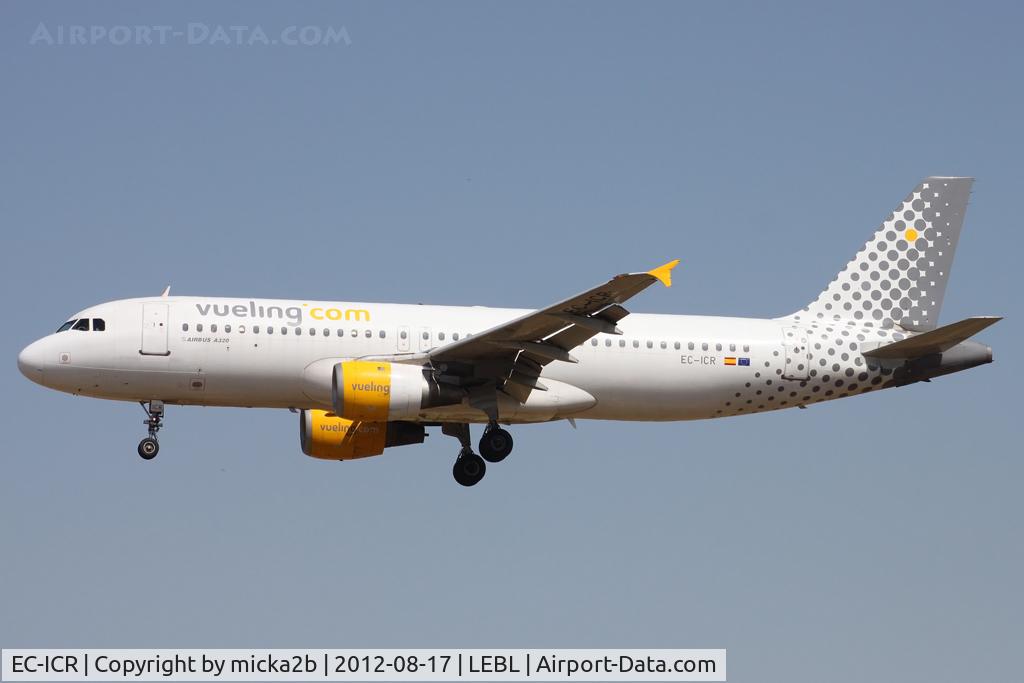 EC-ICR, 1991 Airbus A320-211 C/N 240, Landing