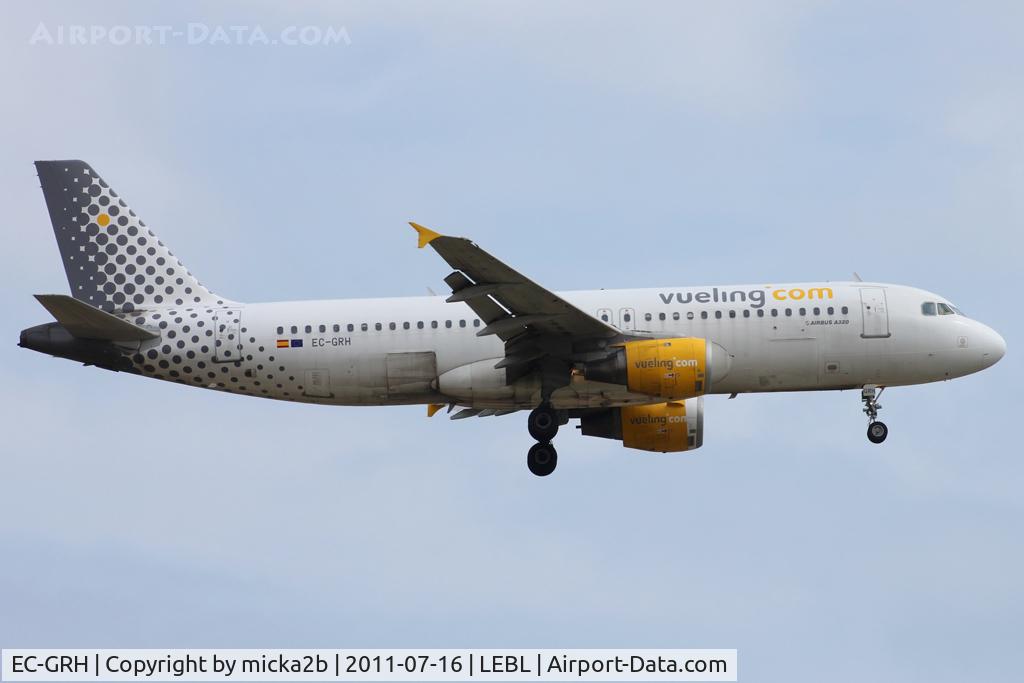 EC-GRH, 1990 Airbus A320-211 C/N 146, Landing
