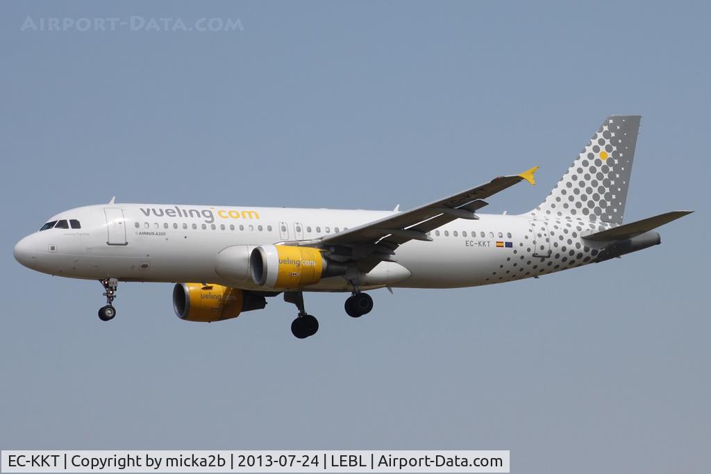 EC-KKT, 2007 Airbus A320-214 C/N 3293, Landing