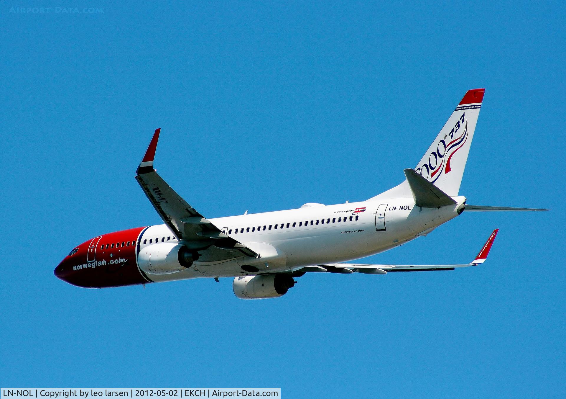 LN-NOL, 2009 Boeing 737-8Q8 C/N 37159, Copenhagen 2.5.12