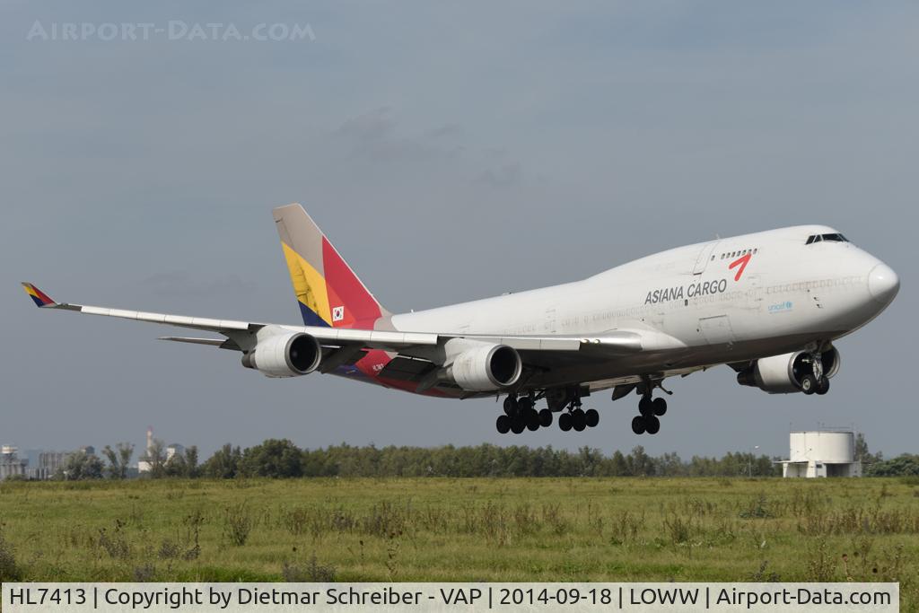 HL7413, 1991 Boeing 747-48ESF C/N 25405, Asiana Boeing 747-400