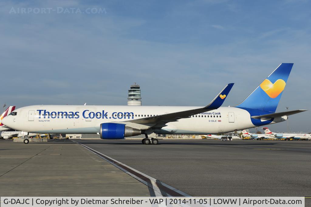 G-DAJC, 1994 Boeing 767-31K C/N 27206, Thomas Cook Boeing 767-300