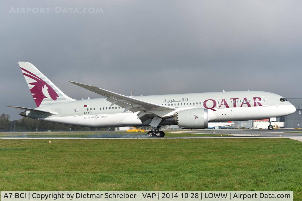 A7-BCI, 2013 Boeing 787-8 Dreamliner Dreamliner C/N 38327, Qatar Airways Boeing 787-8