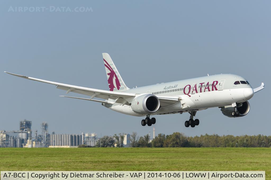 A7-BCC, 2012 Boeing 787-8 Dreamliner C/N 38321, Qatar Airways Boeing 787-8