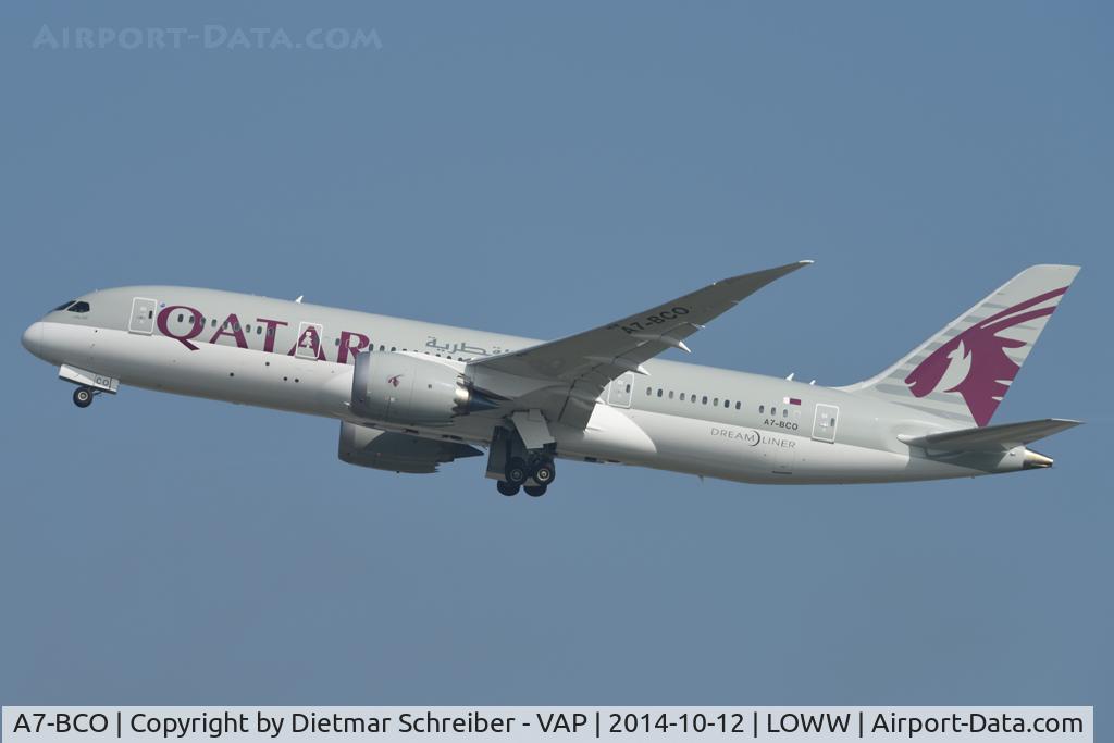 A7-BCO, 2014 Boeing 787-8 Dreamliner Dreamliner C/N 38333, Qatar Airways Boeing 787-8
