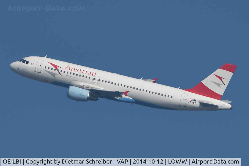 OE-LBI, 2003 Airbus A320-214 C/N 1937, Austrian Airlines Airbus 320