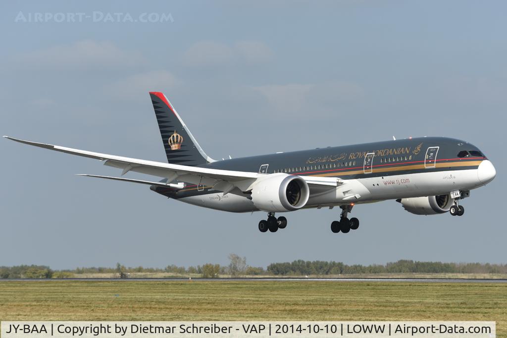 JY-BAA, 2014 Boeing 787-8 Dreamliner C/N 37983, Royal Jordanian Boeing 787-8