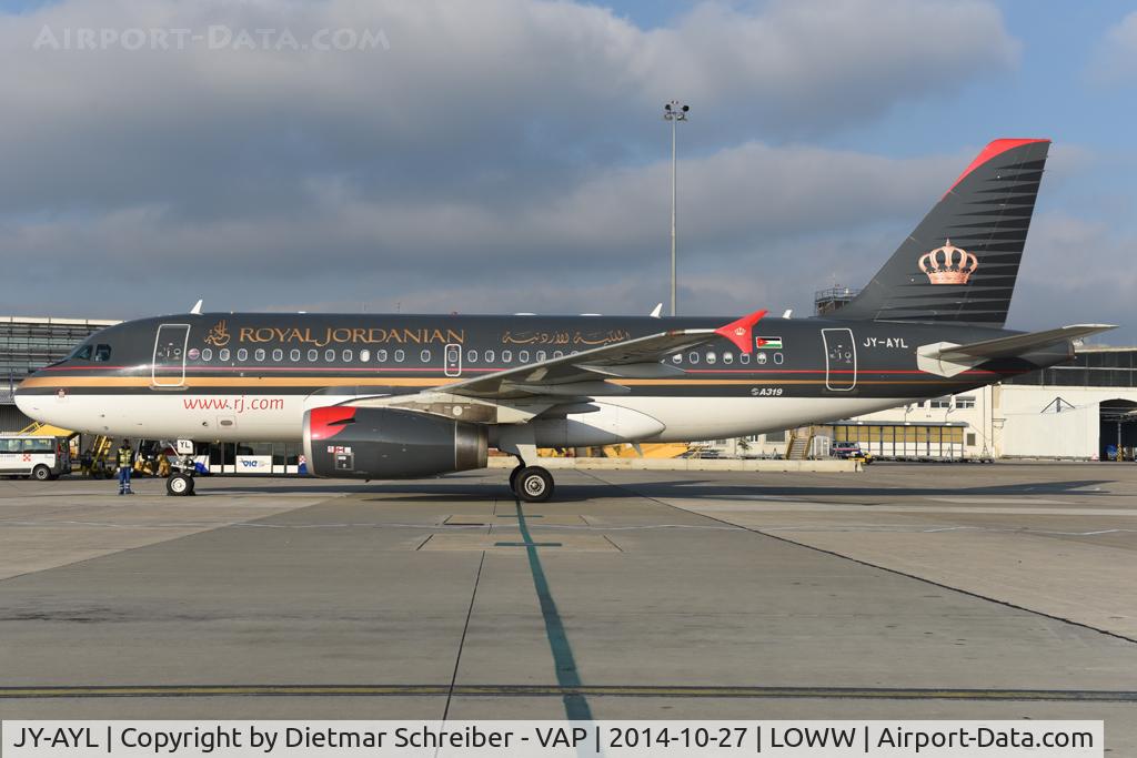 JY-AYL, 2008 Airbus A319-132 C/N 3428, Royal Jordanian Airbus 319