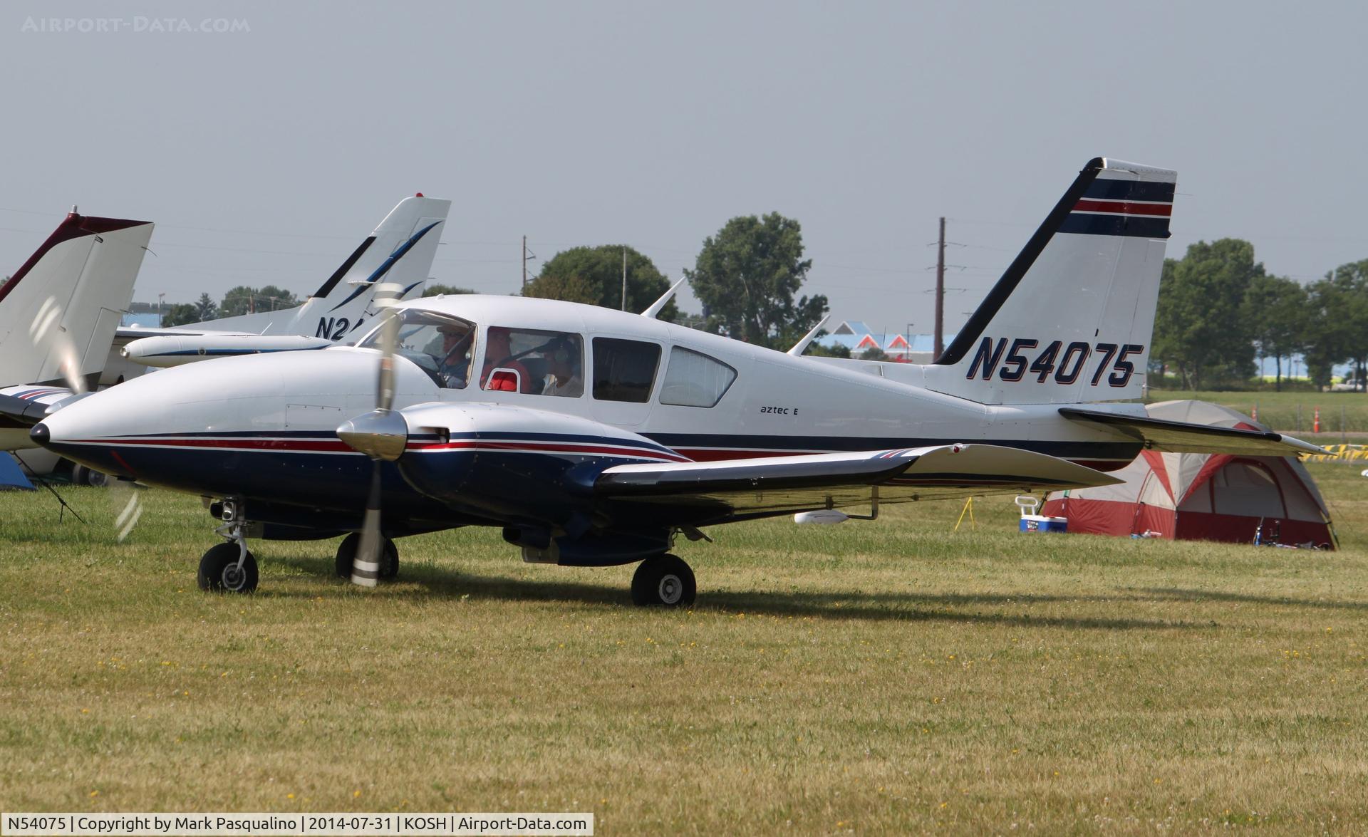 N54075, 1974 Piper PA-23-250 Aztec C/N 27-7405385, Piper PA-23-250