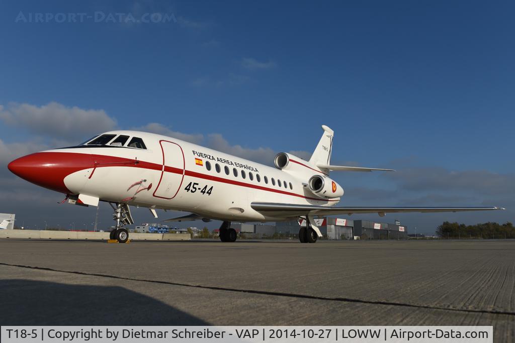 T18-5, 1989 Dassault Falcon 900 C/N 73, Spain Air Force Falcon 900
