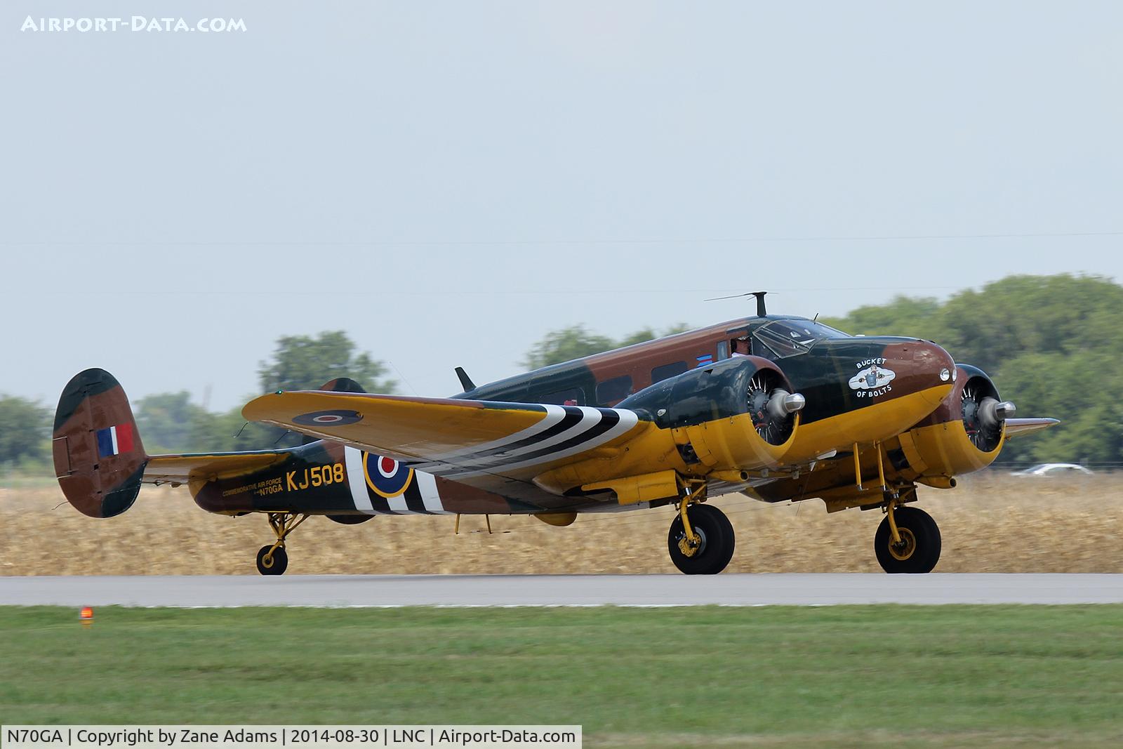 N70GA, 1946 Beech D18S C/N A-177, At the 2014 Warbirds on Parade