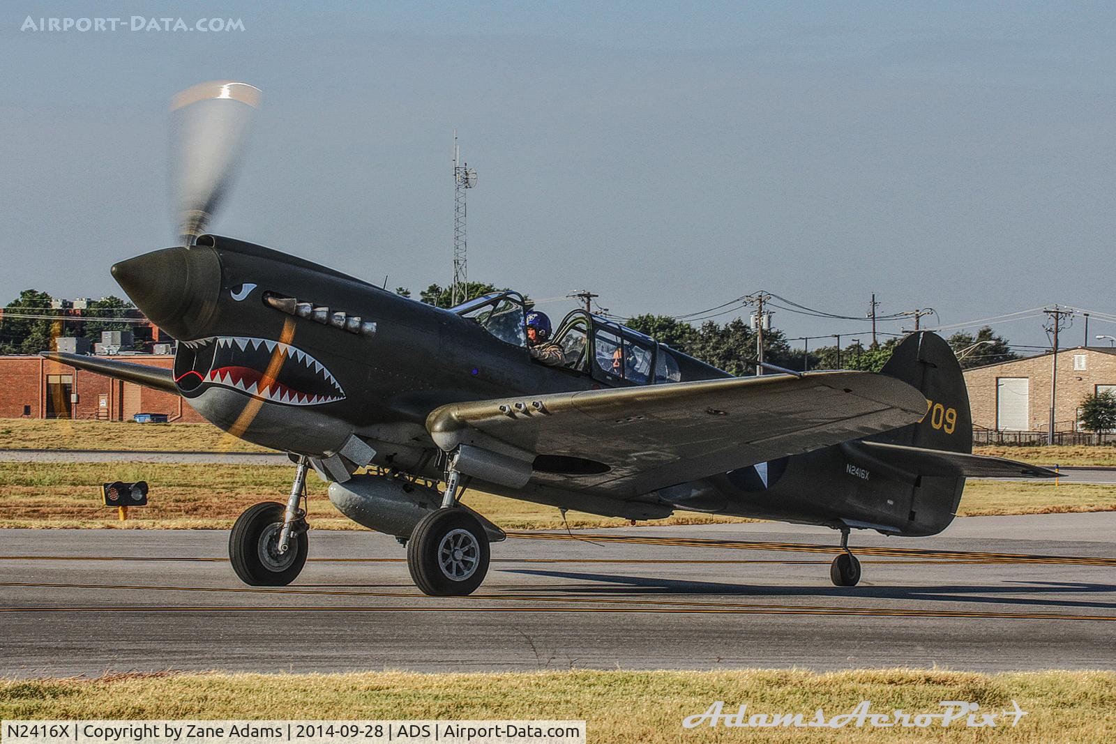 N2416X, Curtiss P-40E Warhawk C/N 16701, Cavanaugh Flight Museum, Warbirds over Addison - Fall 2014