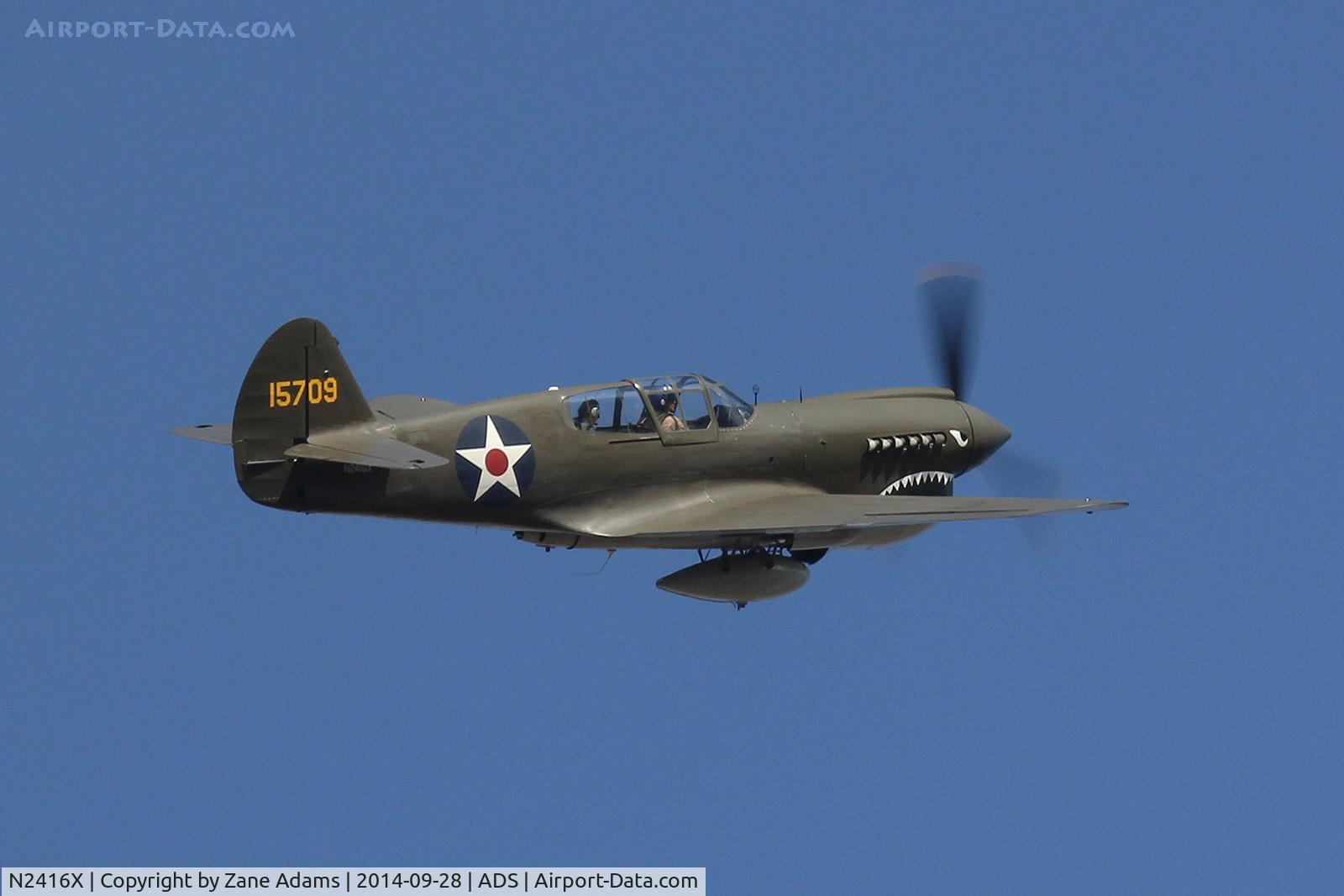 N2416X, Curtiss P-40E Warhawk C/N 16701, Cavanaugh Flight Museum, Warbirds over Addison - Fall 2014