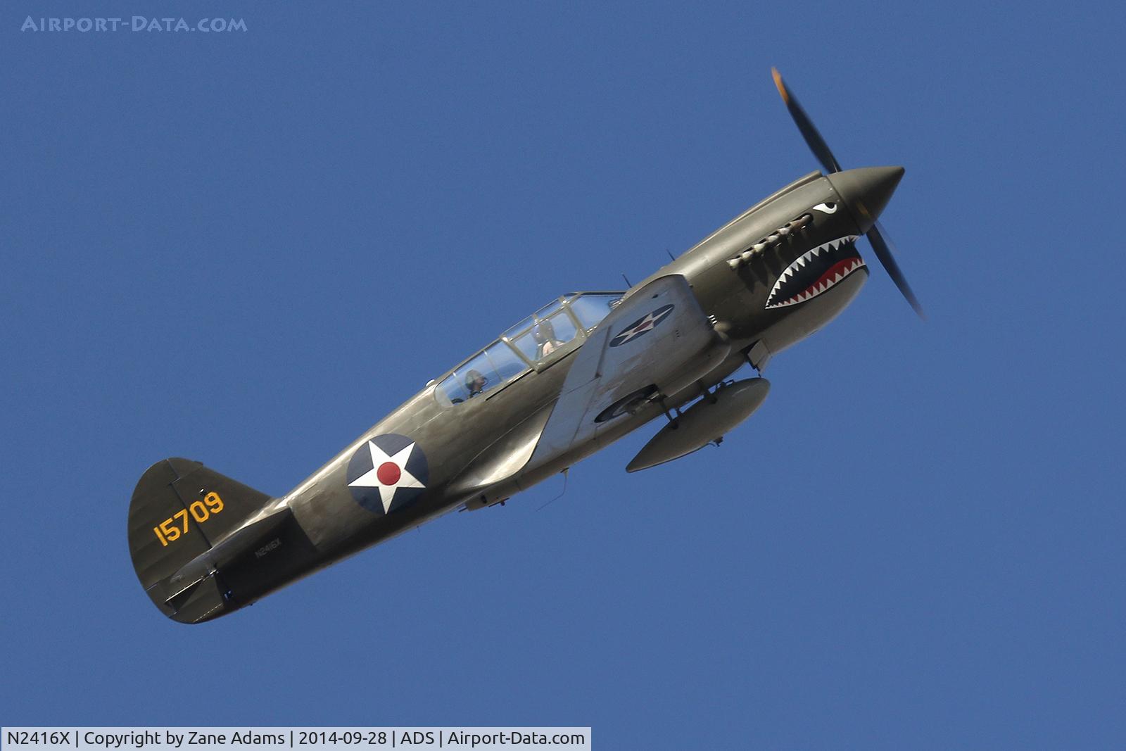 N2416X, Curtiss P-40E Warhawk C/N 16701, Cavanaugh Flight Museum, Warbirds over Addison - Fall 2014