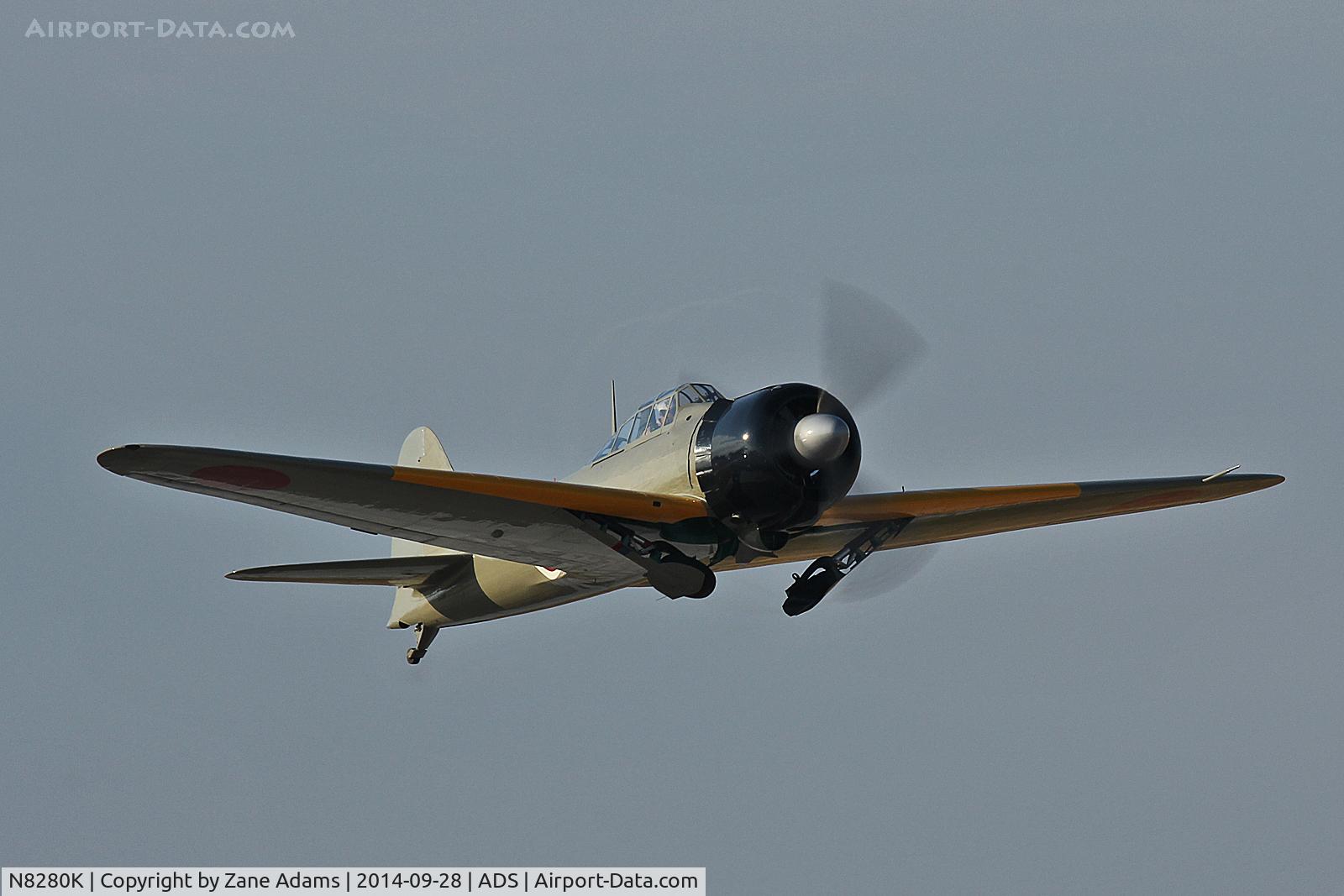 N8280K, 1941 Nakajima A6M2 Model 21 C/N 1498, Cavanaugh Flight Museum, Warbirds over Addison - Fall 2014