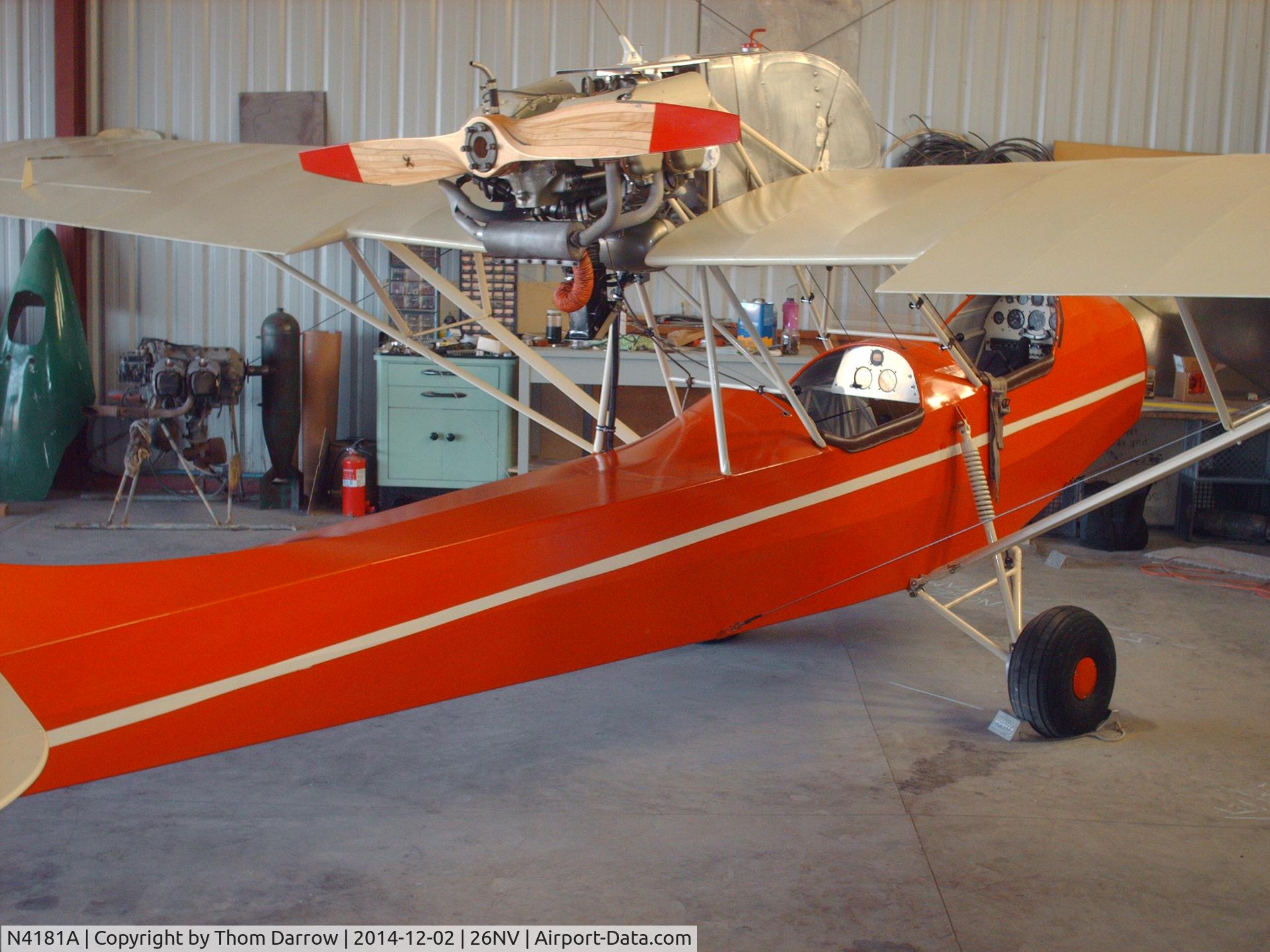 N4181A, 1966 Aerosport Woody Pusher C/N 1 (N4181A), Photo taken at Darrow Field NV.