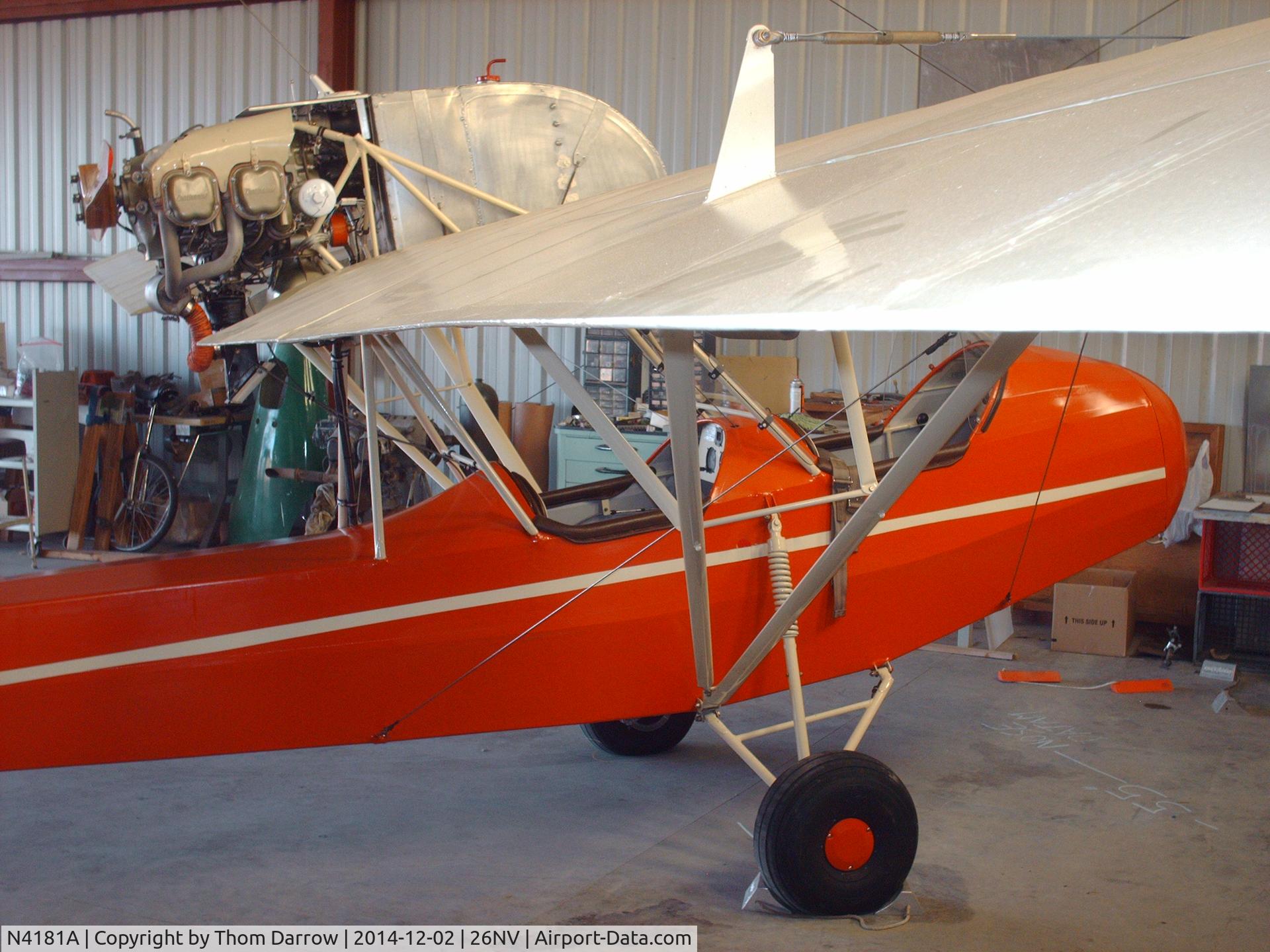 N4181A, 1966 Aerosport Woody Pusher C/N 1 (N4181A), Photo taken at Darrow Field NV.