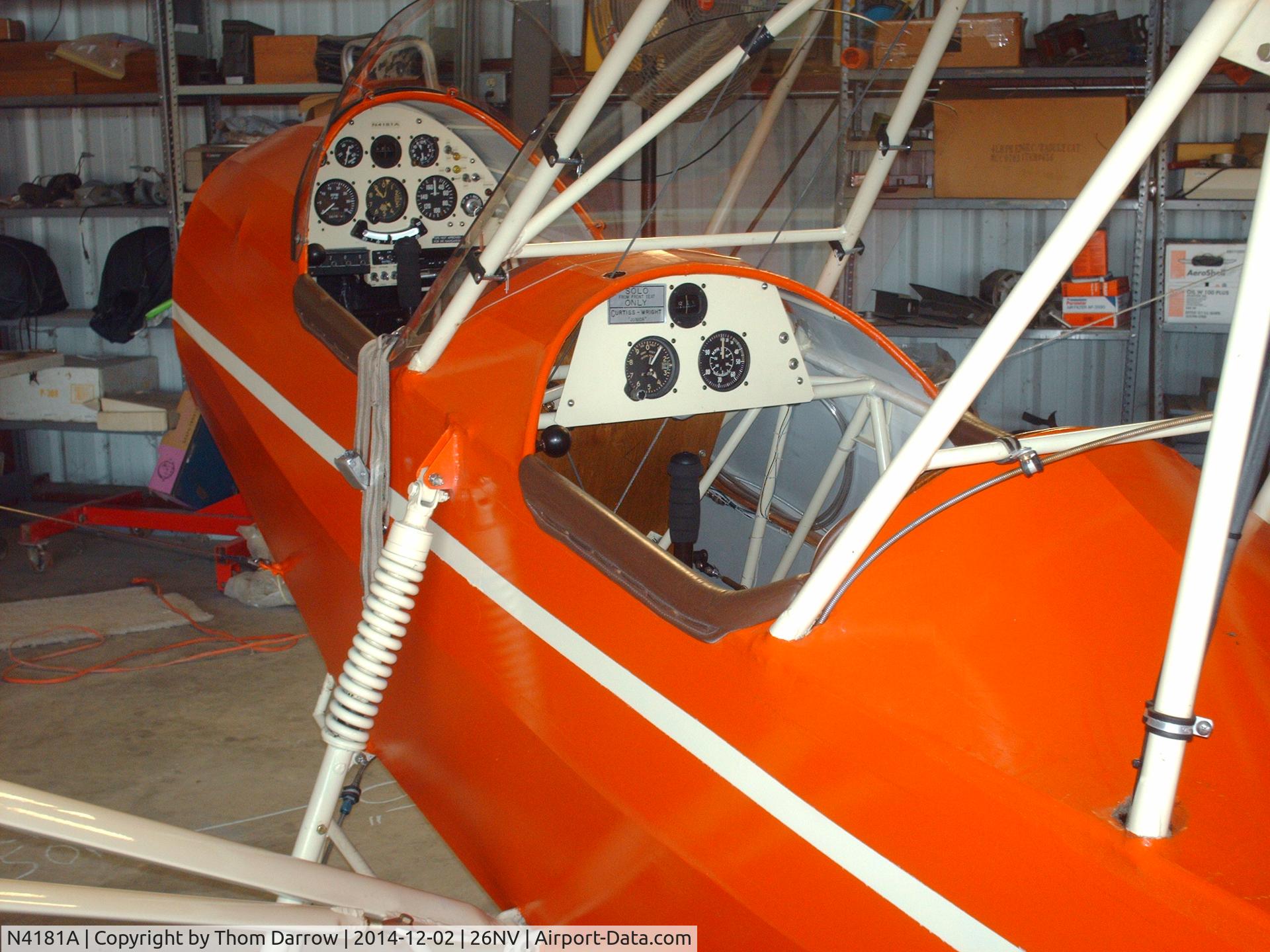 N4181A, 1966 Aerosport Woody Pusher C/N 1 (N4181A), Photo taken at Darrow Field NV.